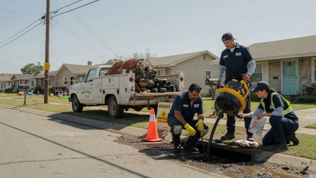 Drain Cleaning in Hext, TX near me